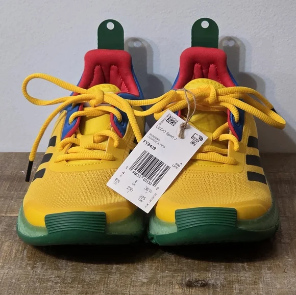 NWT Adidas x LEGO Sport J (GS) Kid's Size 4.5Y - Picture 6 of 8